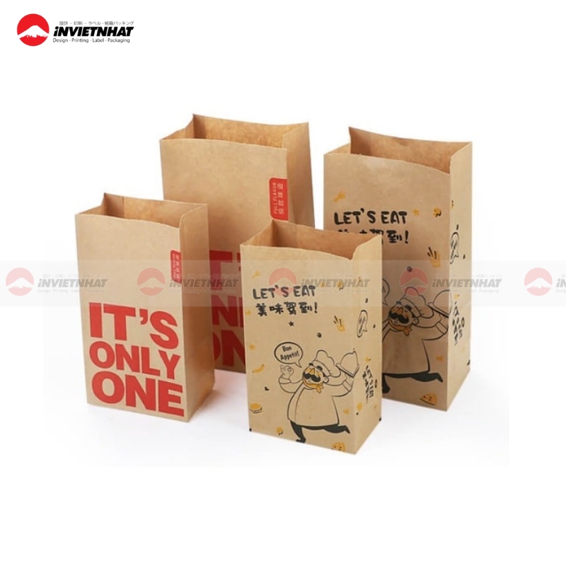 túi giấy kraft đựng thực phẩm