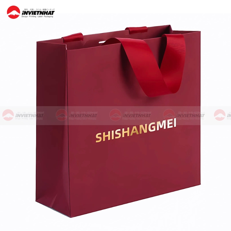 51+ Mẫu túi giấy đỏ RỰC RỠ, thiết kế ấn tượng 2025 64 tui giay mau do K250