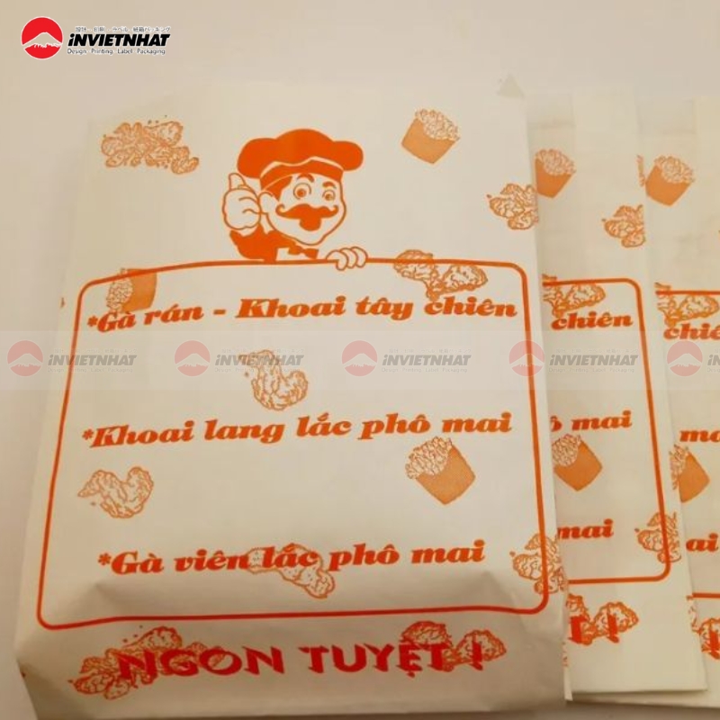 túi giấy thực phẩm dùng một lần