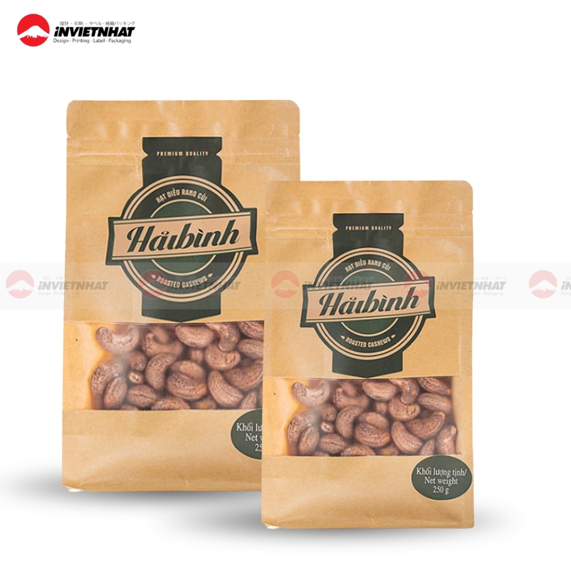 tui giay zip kraft dung hat dieu