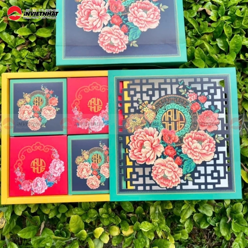Hộp bánh trung thu 4 bánh