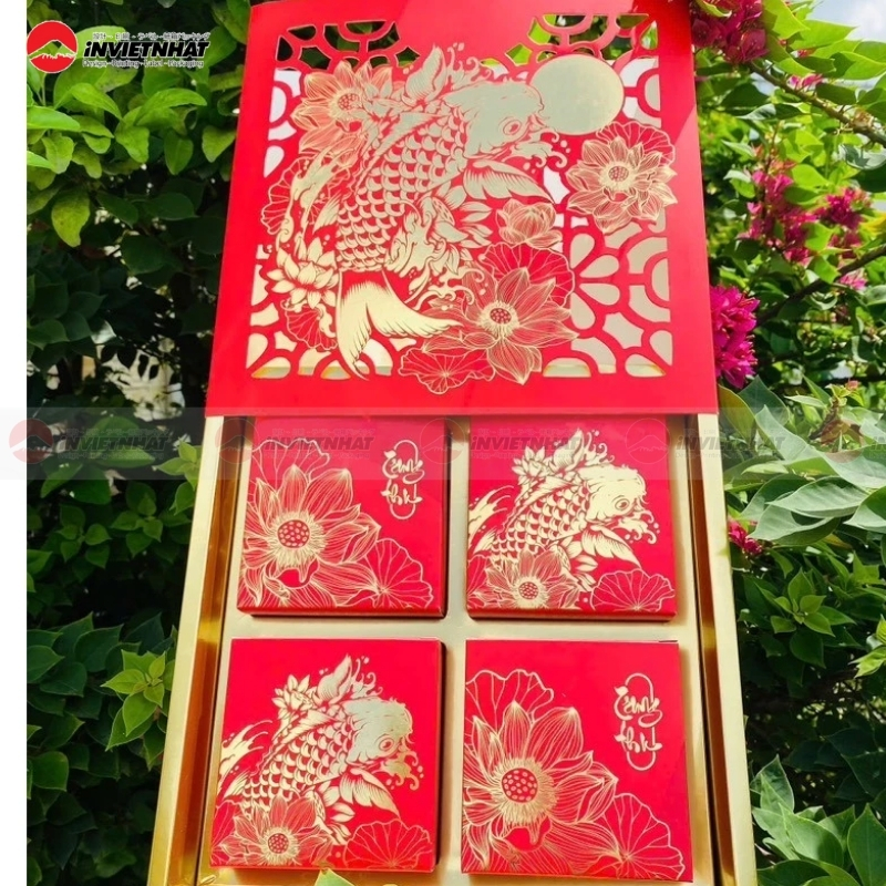 Hộp bánh trung thu cá chép cao cấp