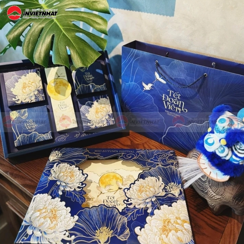 Hộp âm dương bánh trung thu có lớp lót chống ẩm