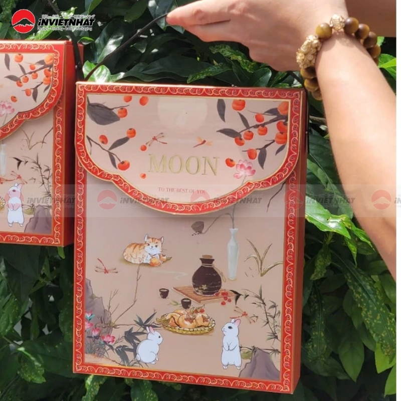 Hộp bánh trung thu đa kích thước 6 bánh