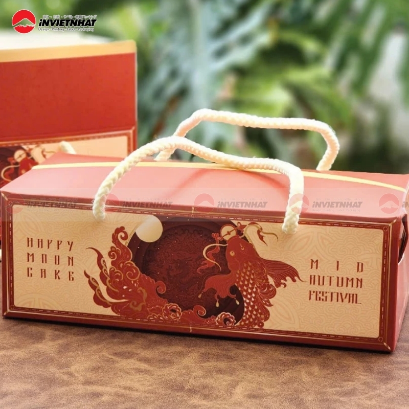 Hộp bánh trung thu 2 bánh cao cấp