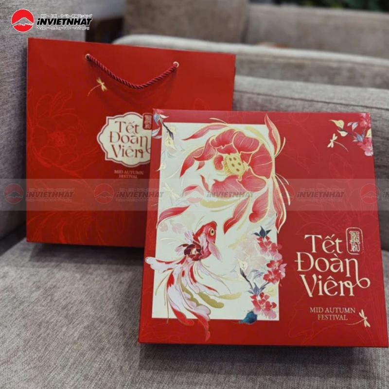 Hộp bánh trung thu cá chép cao cấp