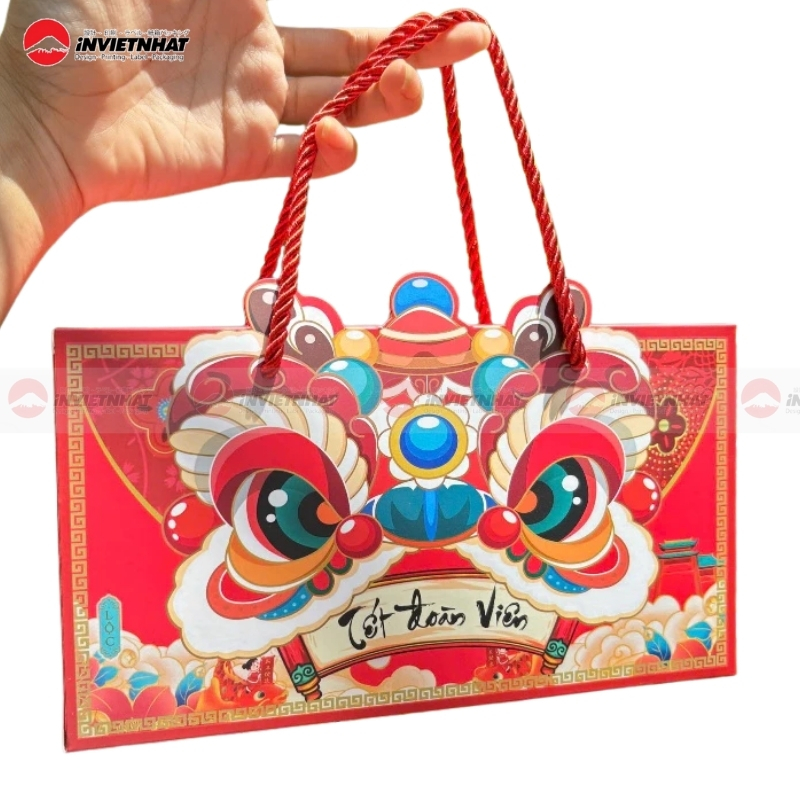 Hộp bánh trung thu giấy duplex 6 bánh