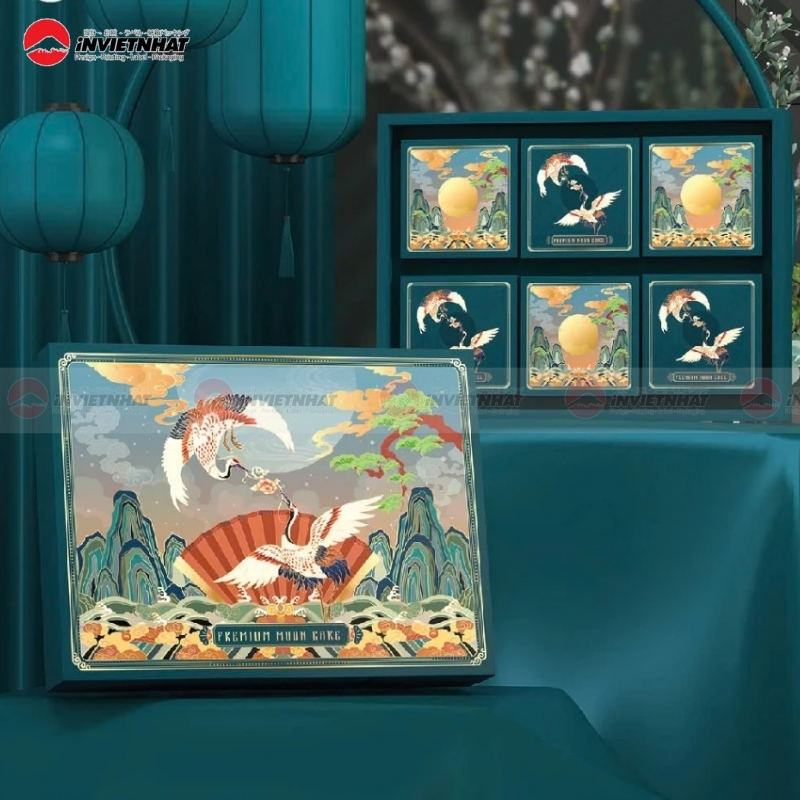 Hộp bánh trung thu âm dương 6 bánh