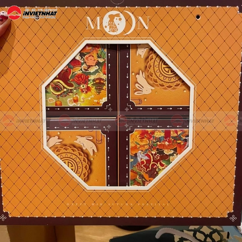 Hộp bánh trung thu phong cách trẻ trung giá rẻ