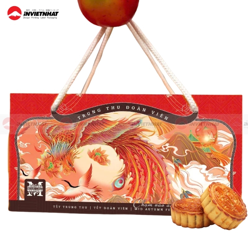 Hộp bánh trung thu thiết kế độc quyền 6 bánh