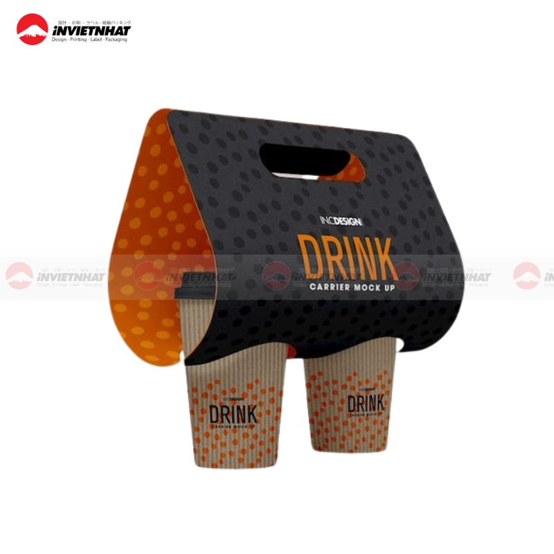 17+ Mẫu Túi Giấy Đựng Ly Cafe, Trà Sữa TIỆN LỢI & Giá Rẻ 33 In túi giấy đựng ly cafe trà sữa