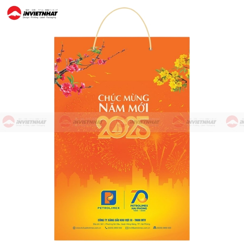 Mau tui giay chuc mung nam moi in logo