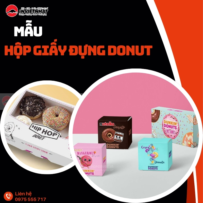 Thumb hộp giấy đựng donut Thumb hộp giấy đựng donut