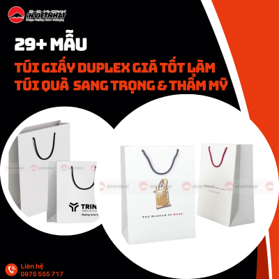 Thumb túi giấy duplex