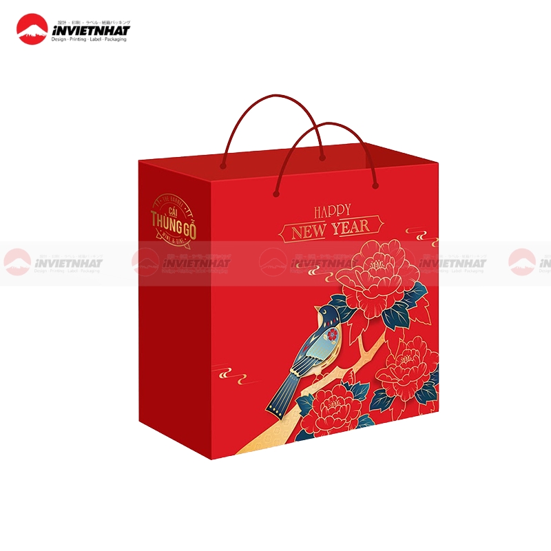 Túi giấy chúc mừng năm mới chất lượng