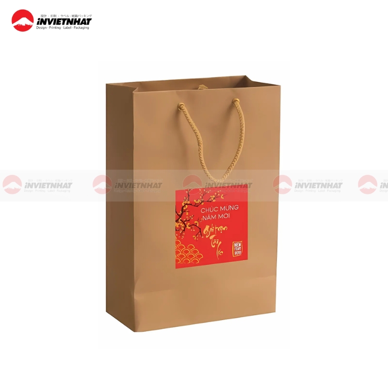 Túi giấy chúc mừng năm mới thân thiện môi trường