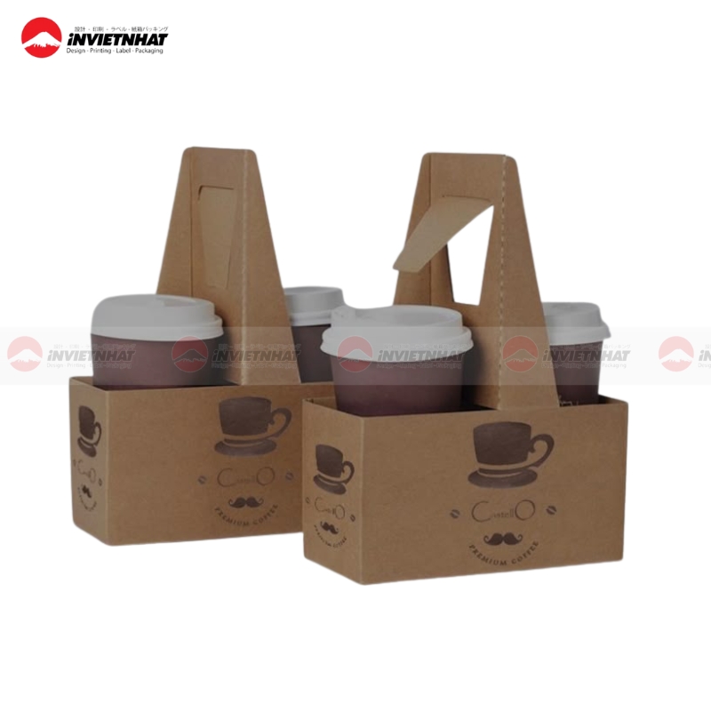 Túi giấy đựng ly quán cafe