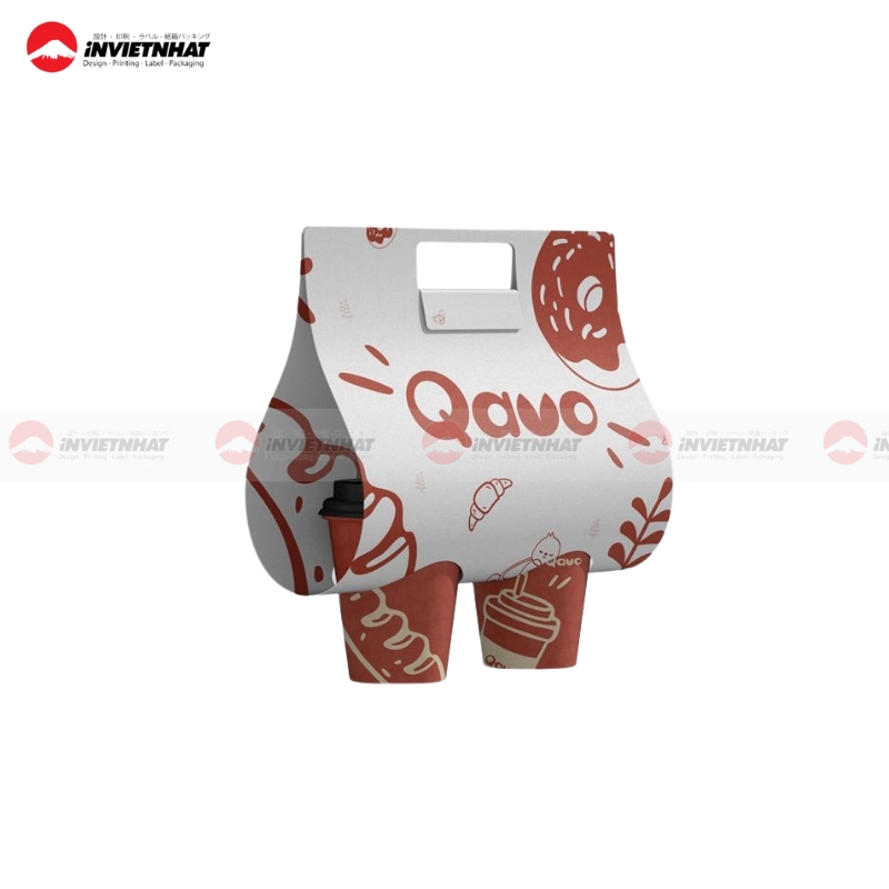 Túi giấy đựng ly quán trà sữa