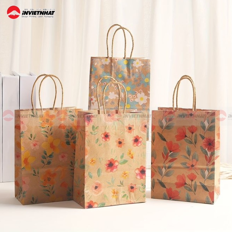 Túi giấy hoa văn đa năng