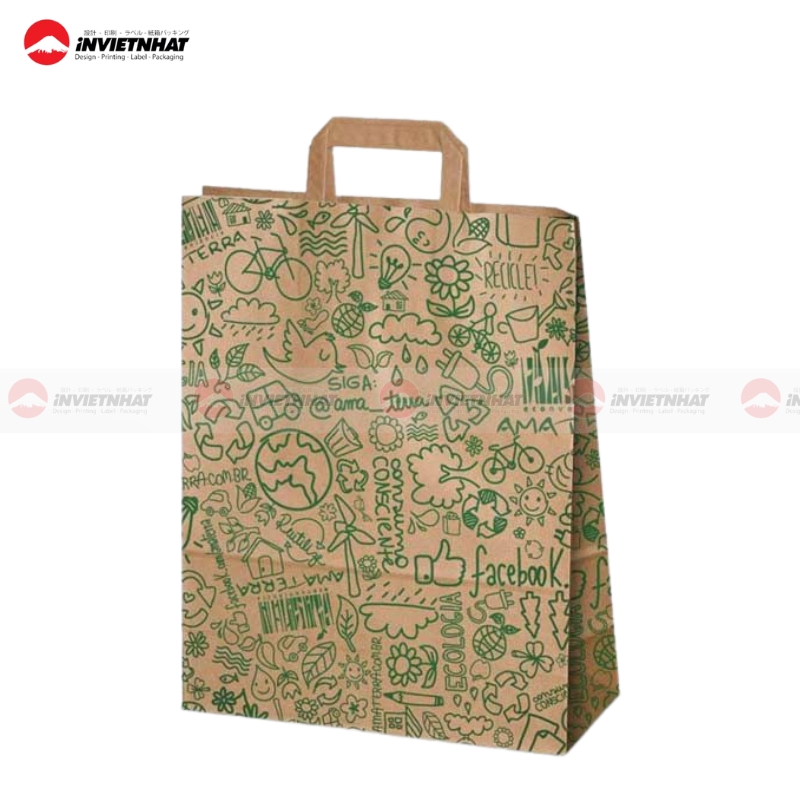 Túi giấy hoa văn độc đáo