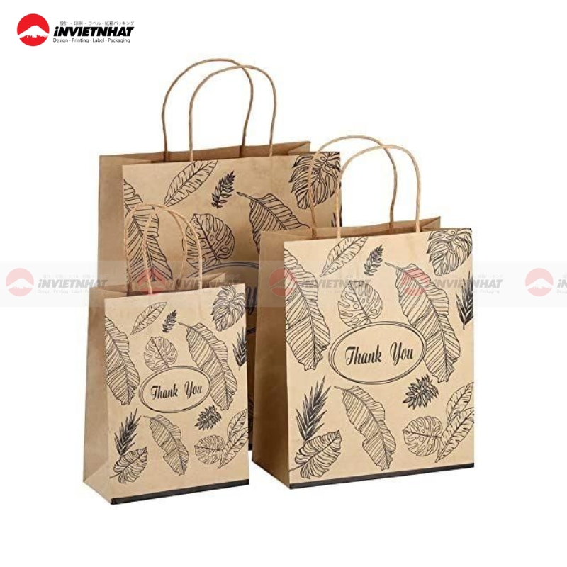 Túi giấy hoa văn kraft