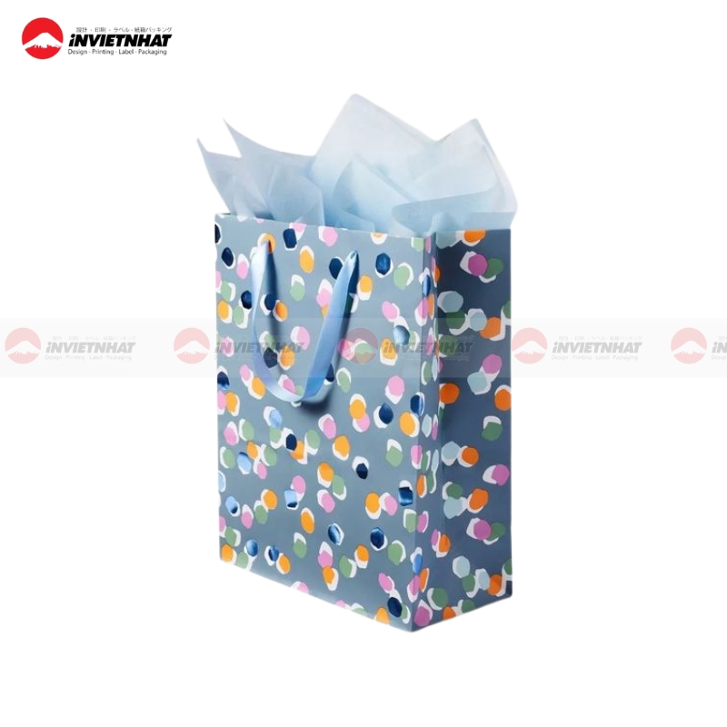 Túi giấy hoa văn nhiều màu