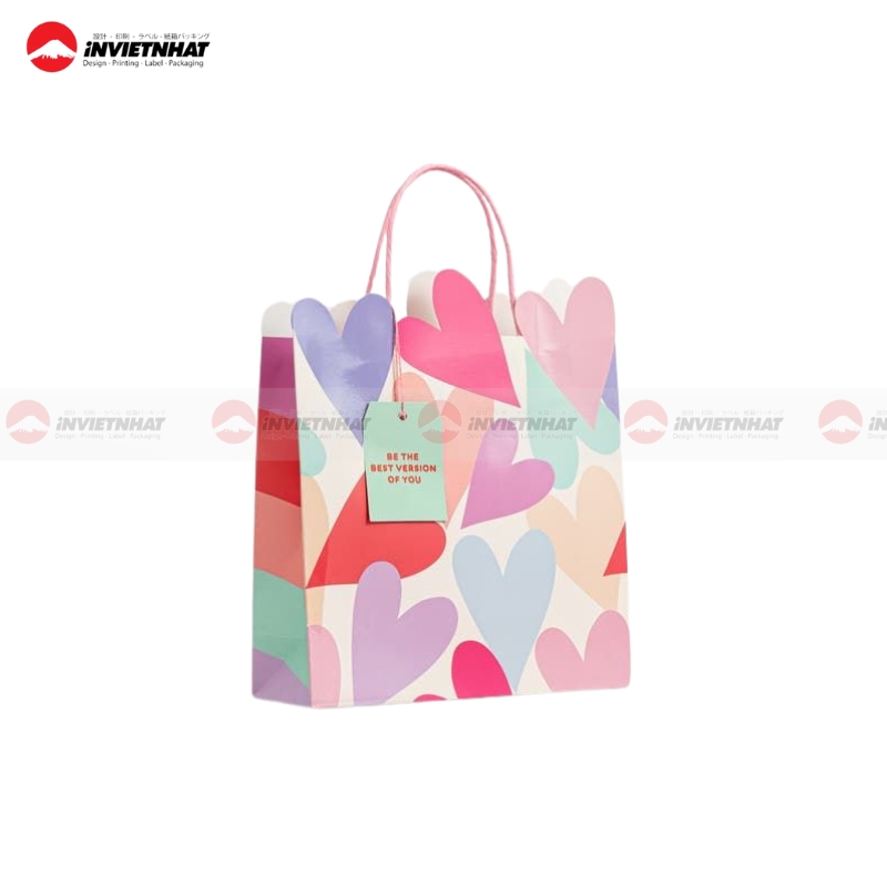 Túi giấy hoa văn thiết kế