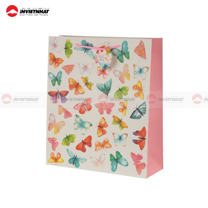 Túi giấy hoa văn trang trí