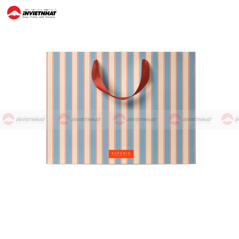 Túi giấy kẻ caro độc đáo