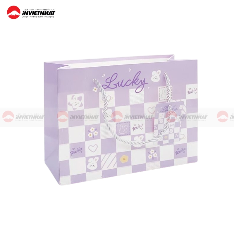 15+ Mẫu túi giấy kẻ caro ĐỘC ĐÁO, nổi bật 33 Túi giấy kẻ caro quà tặng