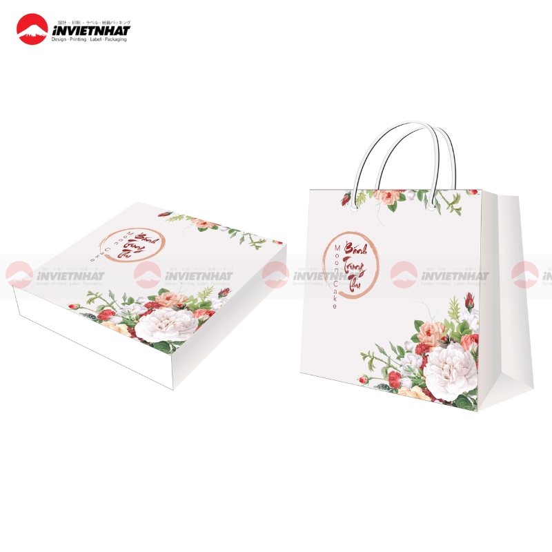 Túi giấy kraft đựng bánh trung thu