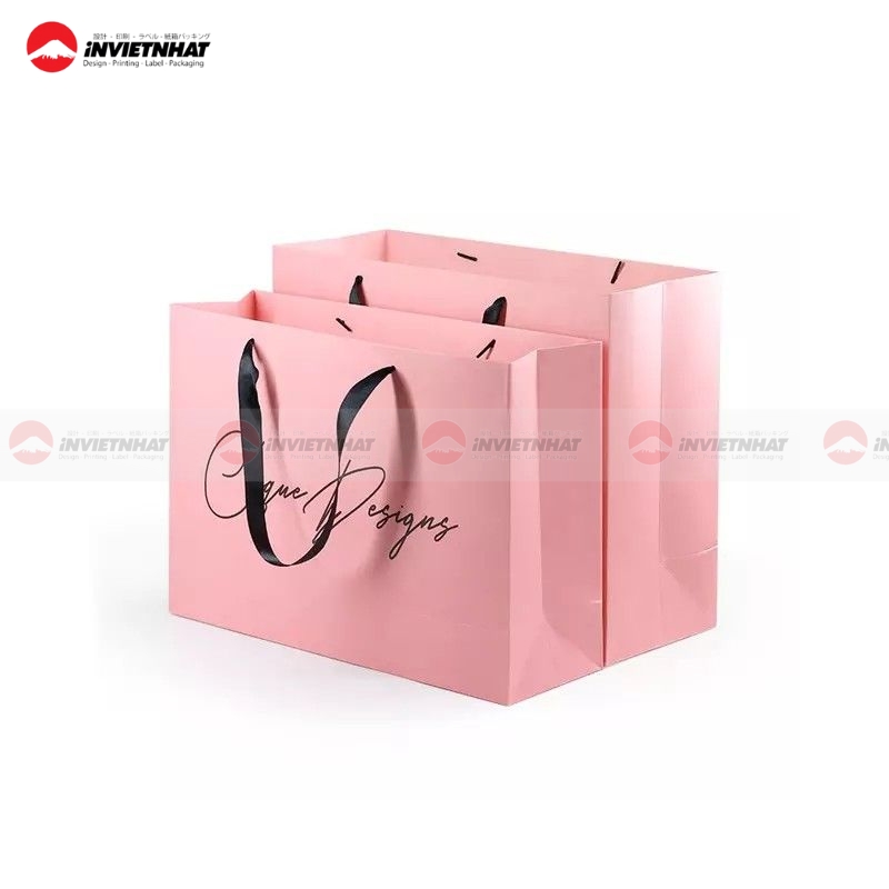 22+ Mẫu túi giấy màu hồng SANG XỊN, trẻ trung, ngọt ngào 12 Túi giấy màu hồng cao cấp