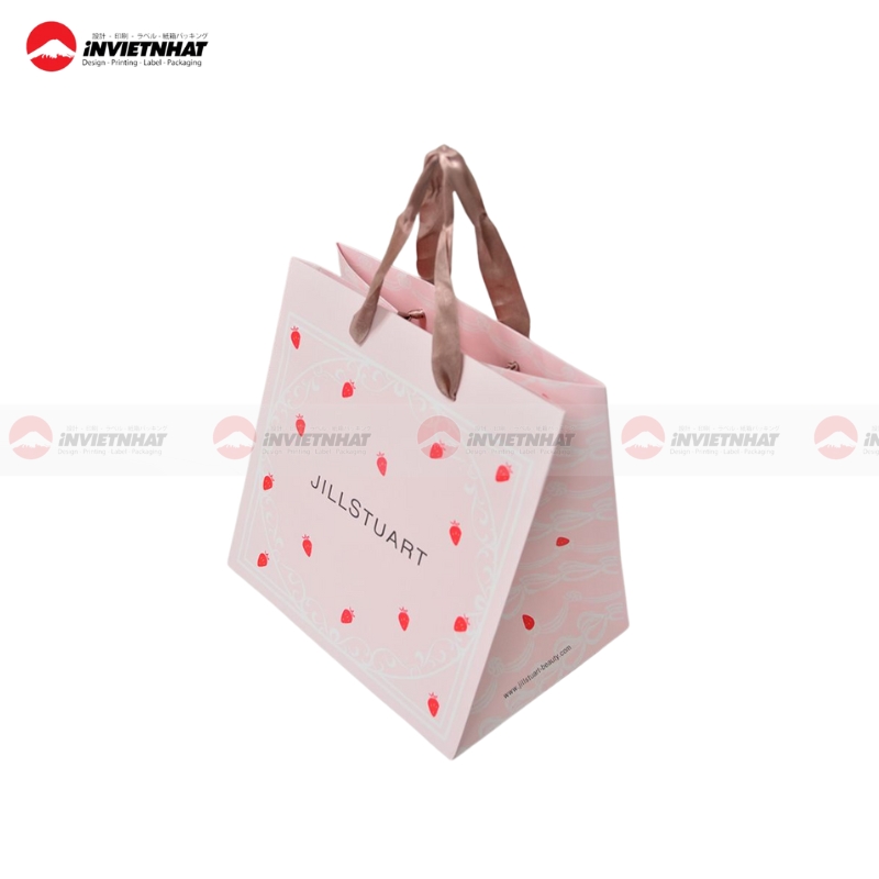 Túi giấy màu hồng chất lượng Túi giấy màu hồng chất lượng