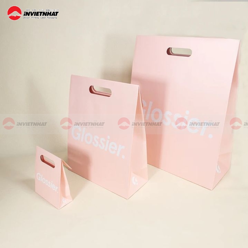 Túi giấy màu hồng giá sỉ Túi giấy màu hồng giá sỉ