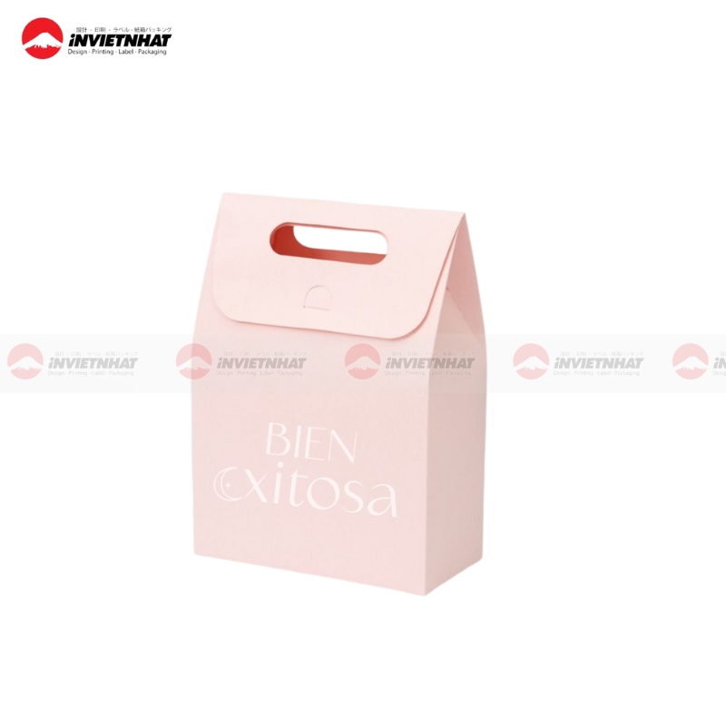 22+ Mẫu túi giấy màu hồng SANG XỊN, trẻ trung, ngọt ngào 11 Túi giấy màu hồng handmade