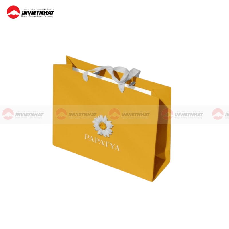 Túi giấy màu vàng chất lượng Túi giấy màu vàng chất lượng