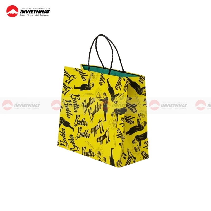 Túi giấy màu vàng cho shop Túi giấy màu vàng cho shop