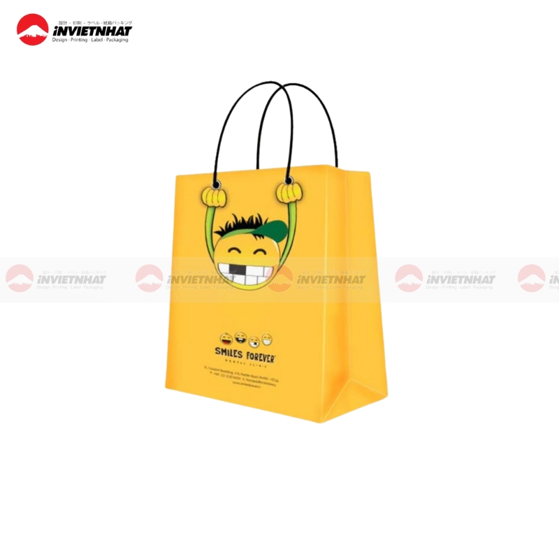 20+ Mẫu túi giấy màu vàng CAO CẤP, ứng dụng dịp lễ tết & sự kiện 7 Túi giấy màu vàng đựng quà