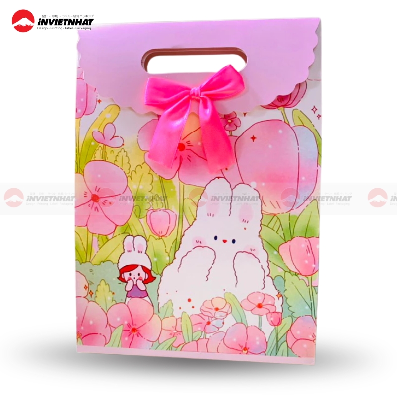 23+ Mẫu túi giấy nắp gập ĐỘC ĐÁO, sáng tạo & tiện lợi 31 Tui giay nap gap co no
