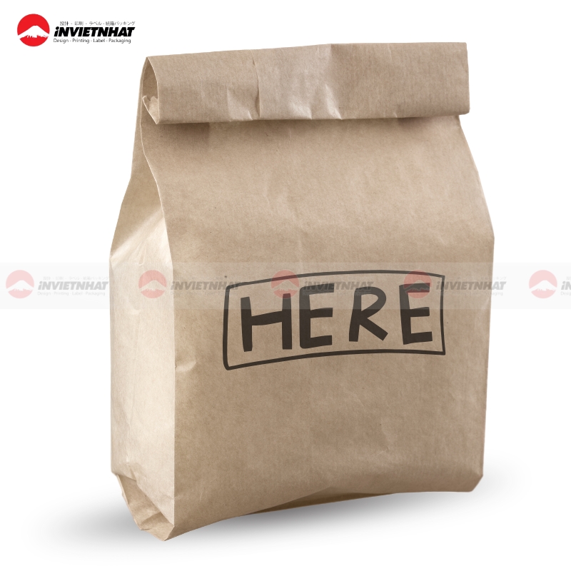 23+ Mẫu túi giấy nắp gập ĐỘC ĐÁO, sáng tạo & tiện lợi 35 Tui giay nap gap don gian