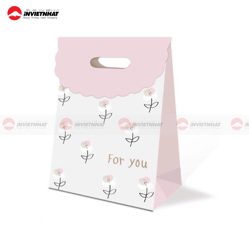 23+ Mẫu túi giấy nắp gập ĐỘC ĐÁO, sáng tạo & tiện lợi 51 Túi giấy nắp gập handmade