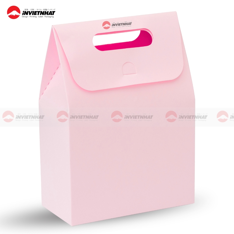 23+ Mẫu túi giấy nắp gập ĐỘC ĐÁO, sáng tạo & tiện lợi 41 Tui giay nap gap khoa gai