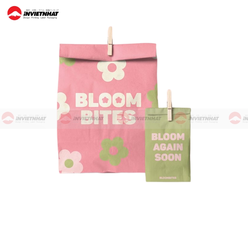 23+ Mẫu túi giấy nắp gập ĐỘC ĐÁO, sáng tạo & tiện lợi 45 Túi giấy nắp gập kraft