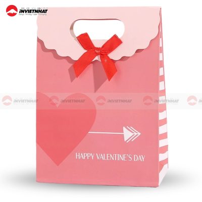 Tui giay nap gap mau hong