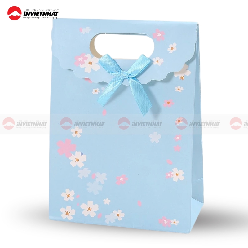 23+ Mẫu túi giấy nắp gập ĐỘC ĐÁO, sáng tạo & tiện lợi 37 Tui giay nap gap mau