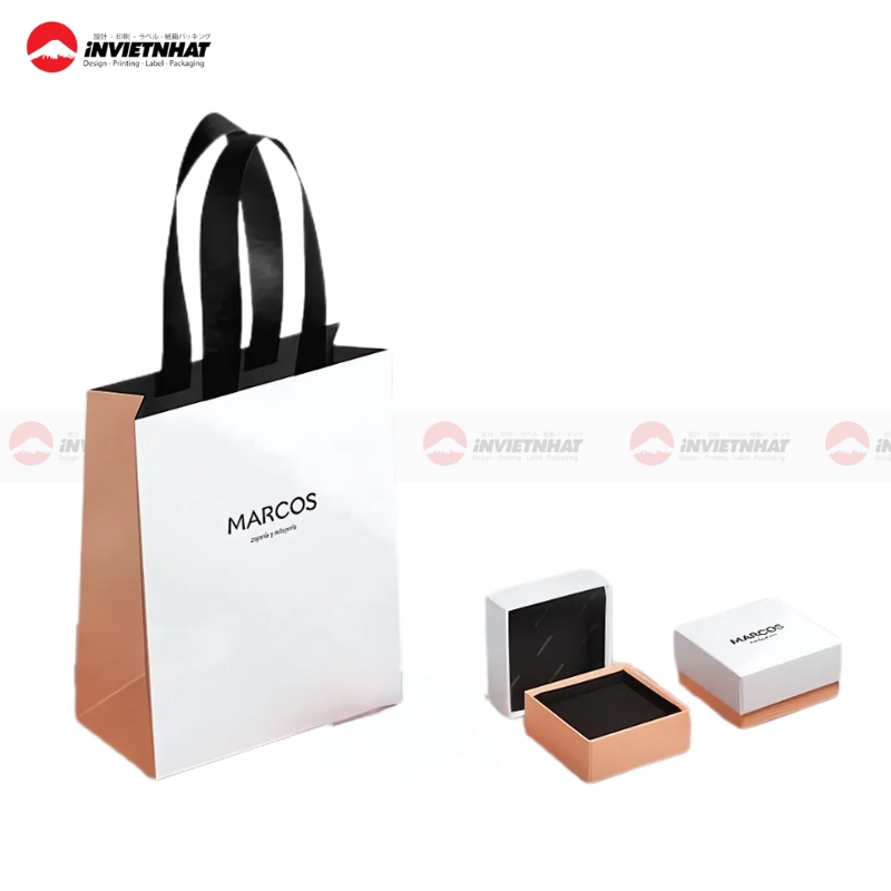 25+ Mẫu Túi Giấy Đựng Trang Sức ĐẸP & Sang Trọng 2025 11 Túi giấy sang trọng đựng trang sức