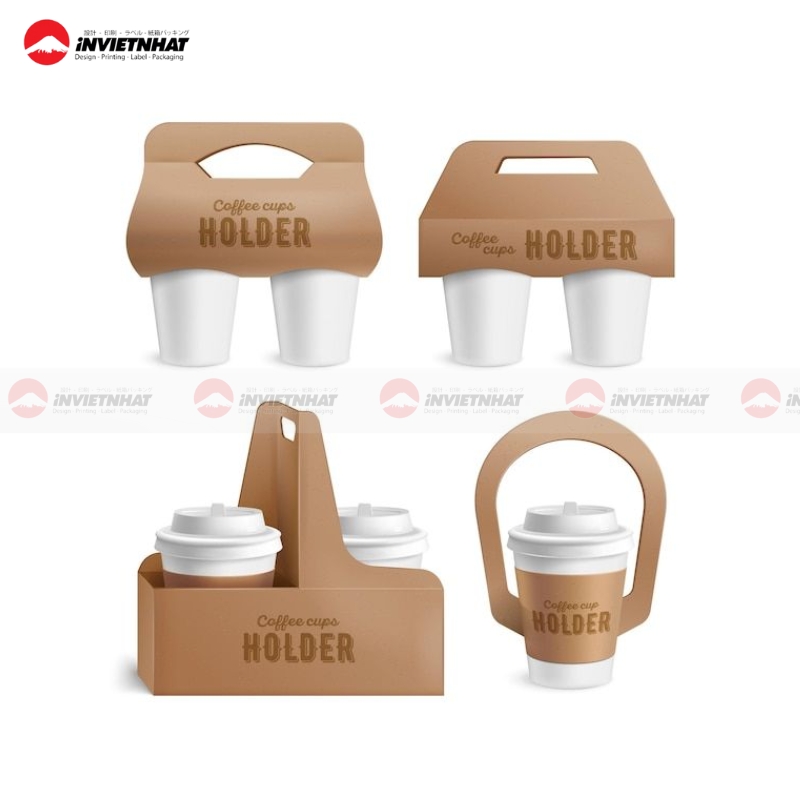 17+ Mẫu Túi Giấy Đựng Ly Cafe, Trà Sữa TIỆN LỢI & Giá Rẻ 41 Túi giấy tái chế đựng ly