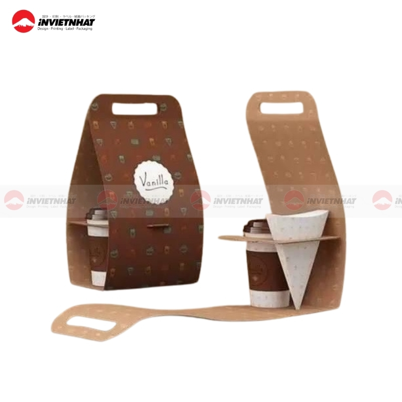 Túi giấy take away đựng ly