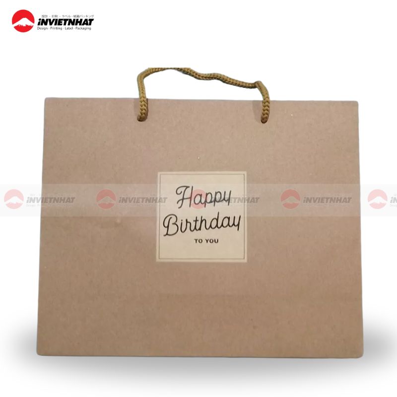 21+ Mẫu túi giấy vuông vắn, cân đối TIỆN DỤNG 2025 34 Tui giay vuong 2 mat
