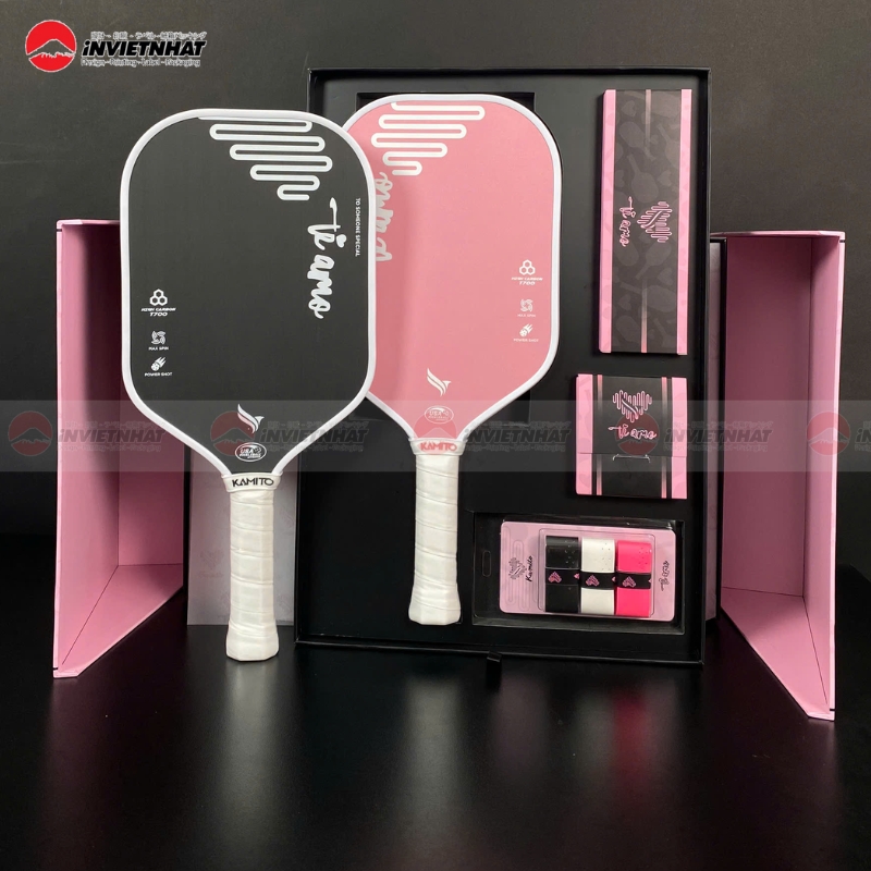 Mẫu hộp giấy cao cấp đựng vợt pickleball